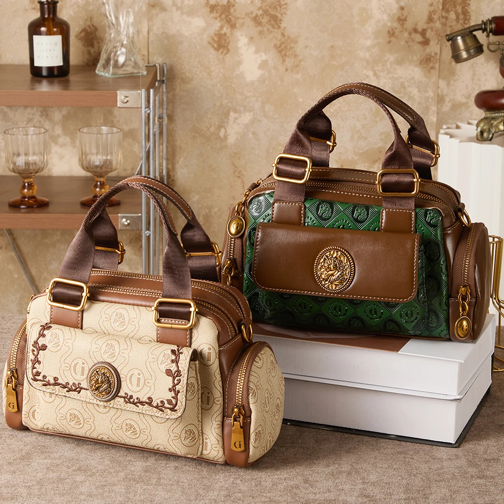 Boston women's handbag, hand-held pillow bag, women's 2026 new season fashion versatile single shoulder crossbody bag