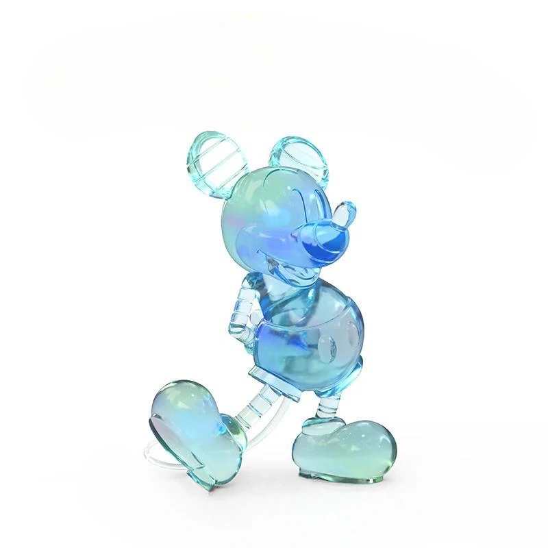 Estatua de colección de figuras de Anime de Mickey Mouse mecánico de Disney, modelo de escritorio de dibujos animados, adornos, juguete de decoración del hogar, regalos de cumpleaños