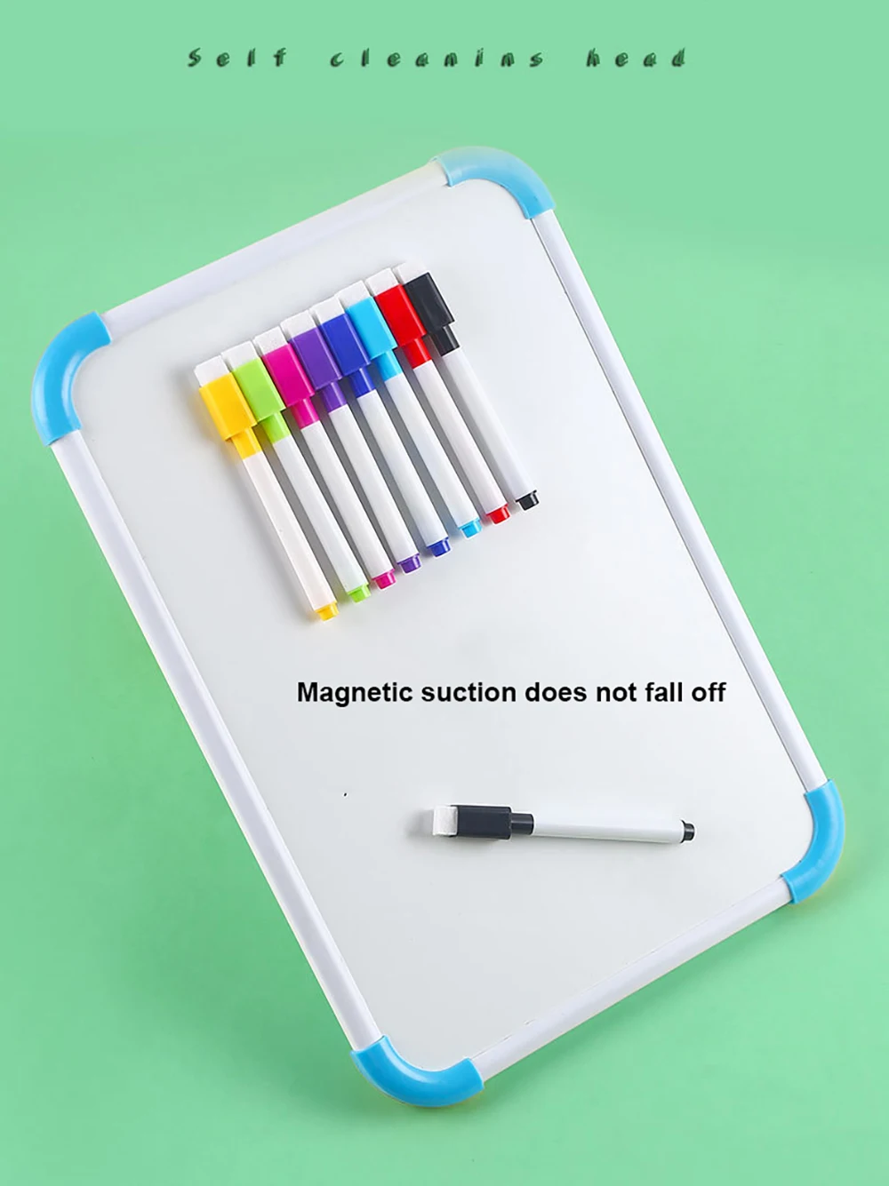 8/24 Stück Magnetismus-Whiteboard-Marker, angenehme Handhabung für Unterricht und Besprechungen, leicht löschbar, Büro- und Schulbedarf – Detail 7