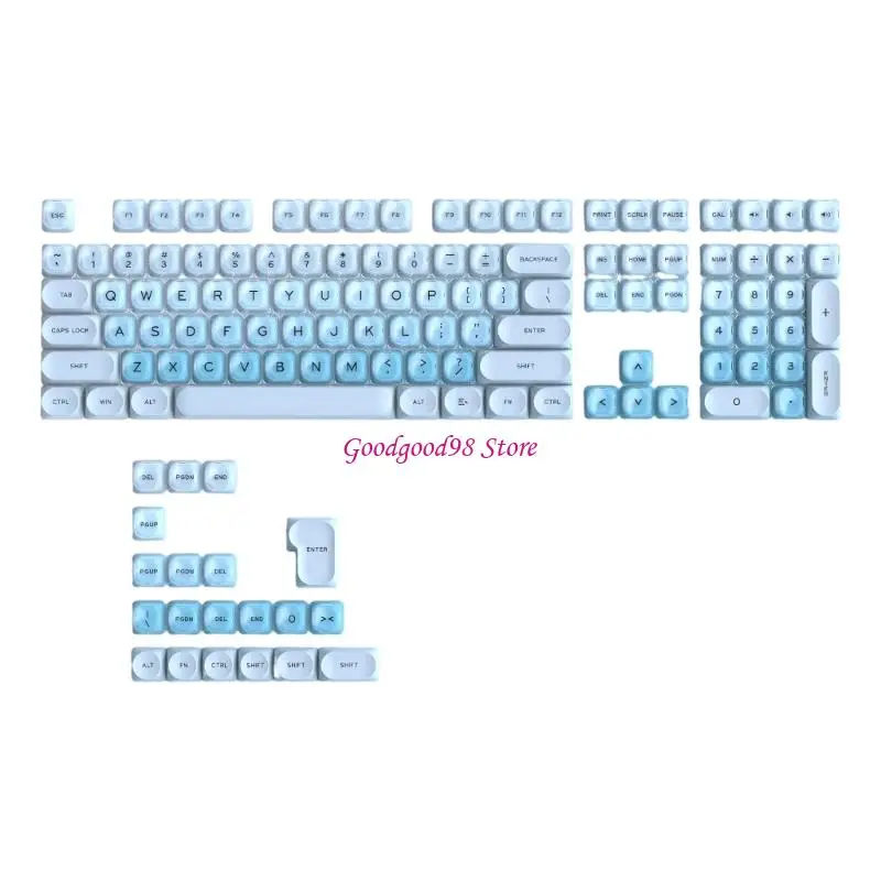 XDA Profile 128Key Keycap Set for Common Keyboard Layouts, Keycap for Desk Styling, Typing, and Daily Use