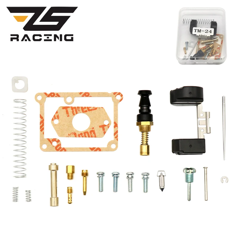 ZS Racing Motorcycle Carburetor Carb Rebuild Repair Kit For Mikuni TM24 for for KT-M 65 SX SXS XC Husqvarna 65