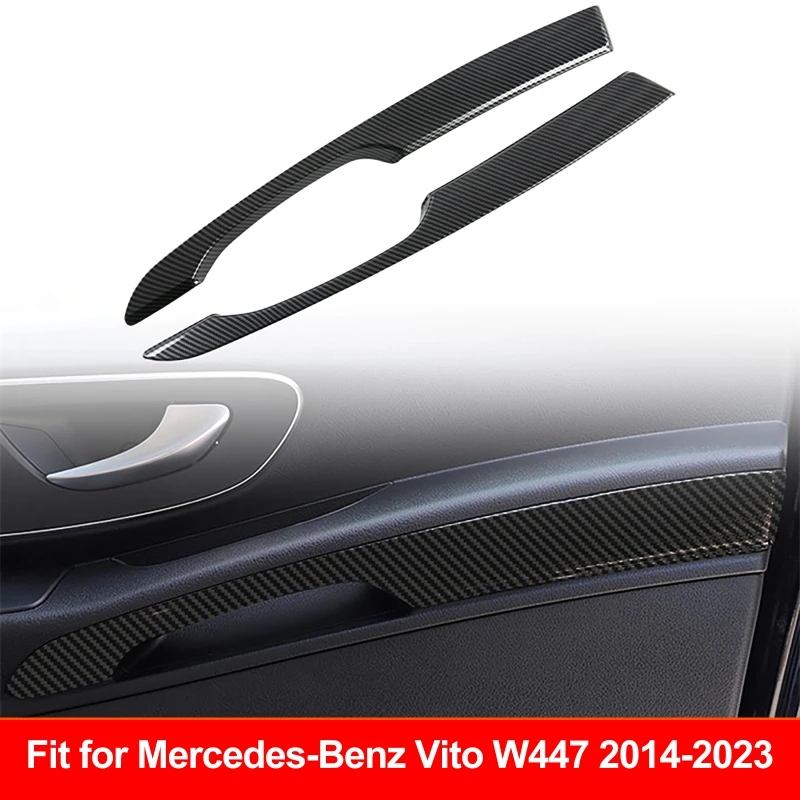

For Mercedes-Benz Vito W447 2014-2023 Car Decoration ABS Front Door Armrest Protector Cover Car Interior Accessories Handle Trim