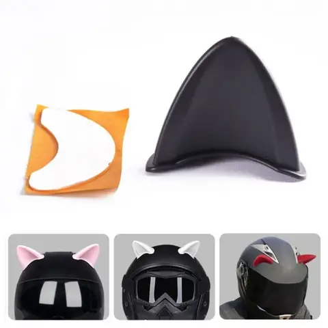 st/set motorcykelhjälm djävulshorn kattöron motocross väghjälmdekoration bilstyling motorcykeltillbehör 6 best sales Rockstar Motocross - №4