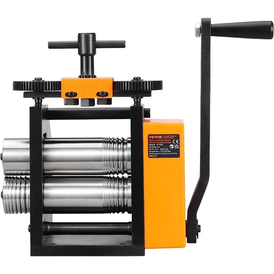 

Rolling Mill 2.95 75 mm Jewelry Rolling Mill Machine 1: 2 Gear Ratio 3in1 Multifunction Rolling Mill 0.036.5mm Press Thickness