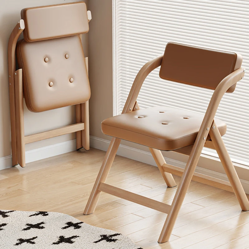 

Comfortable Folding Dining Chairs Wooden Replica Restaurant Dining Chairs Mobile Clear Sillas Para Comedor Unique Furniture