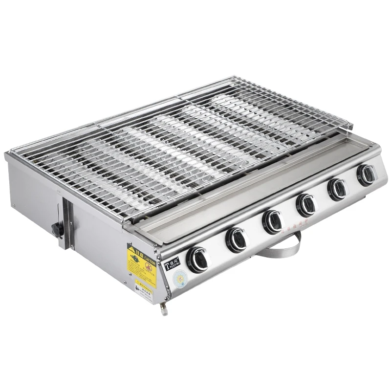 Electric grill, grilled fish, grilled oyster skewers, anthracite, gas, tin foil, commercial household barbecue, gluten stalls, e