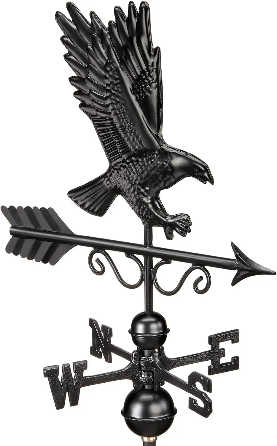 Weathervane Eagle Black Medium