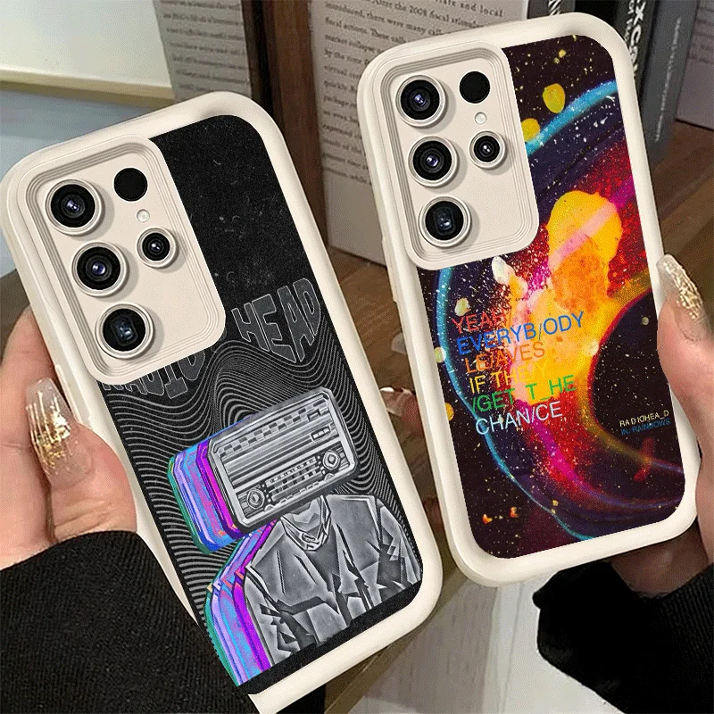 Phone Case for Samsung Galaxy S26 S25 Ultra S24 FE R-Radiohead Bnad Shell S23 Plus S22 + S21 S20 5G Soft Silicone Funda