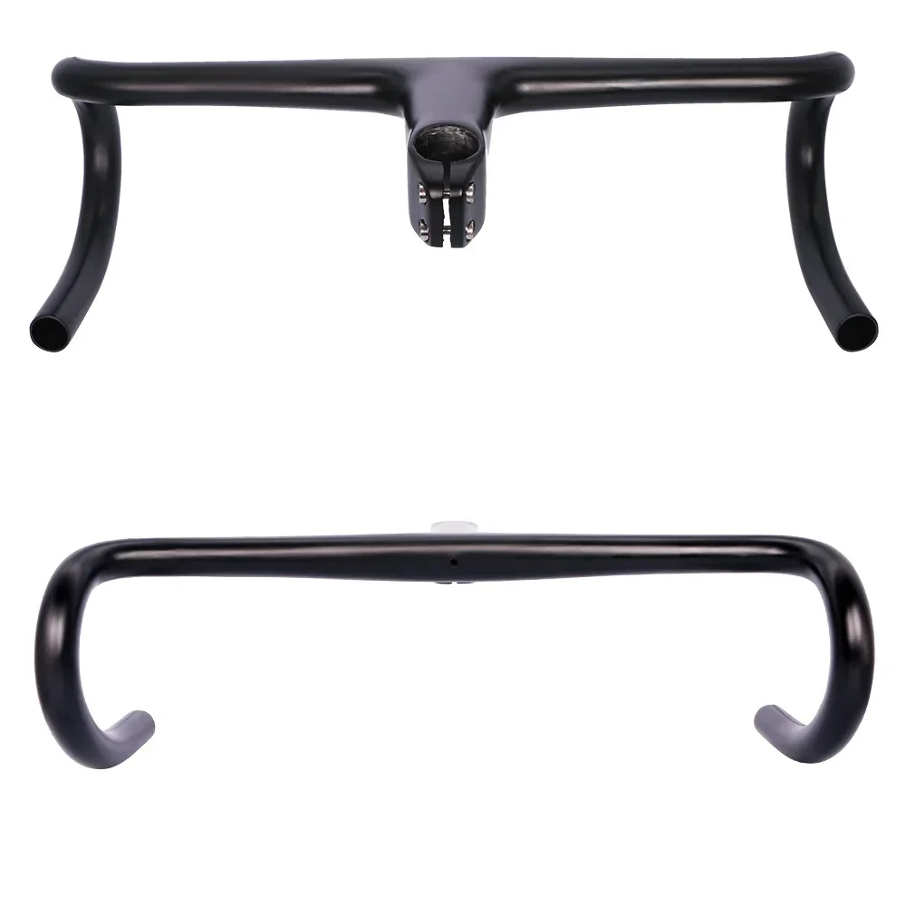 265g only Ultra Light carbon fiber road bike Alpinist integrated Handlebar True T1000 carbon made with computer mounts