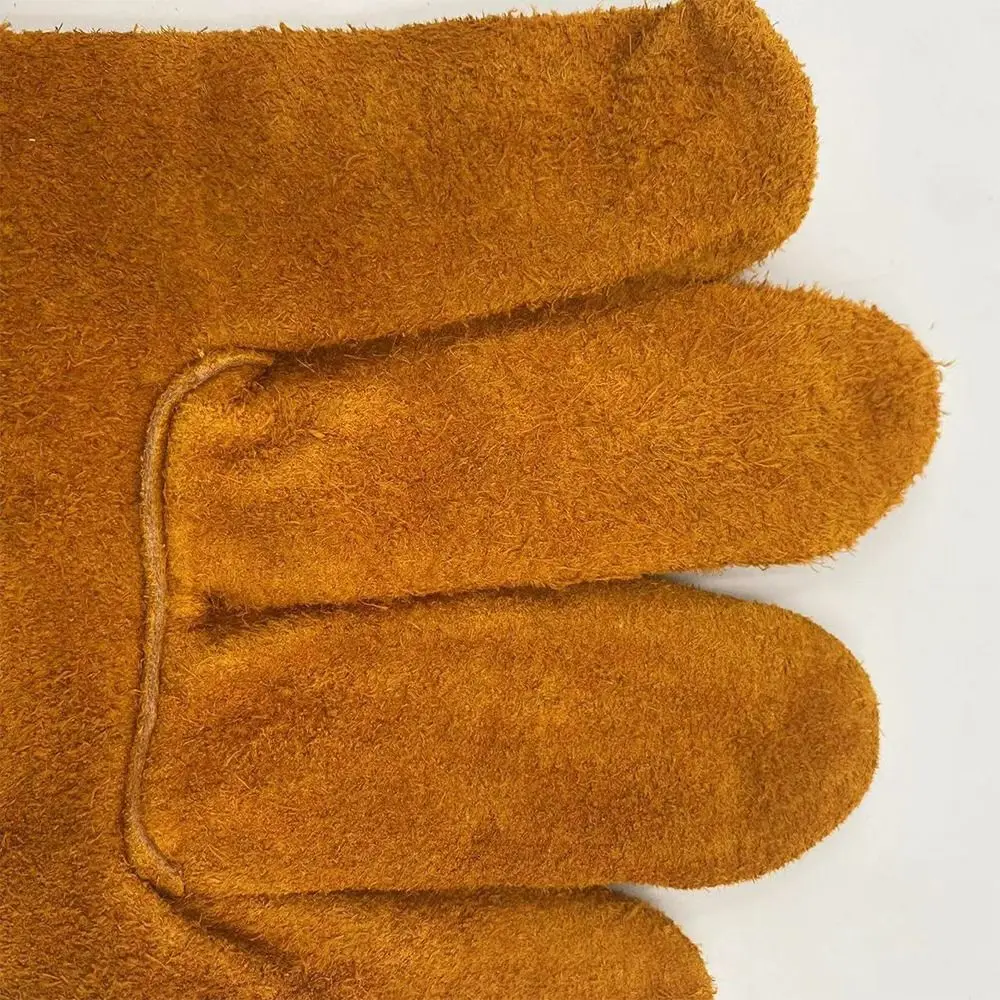 소가죽 작업 보호 장갑 내마모성 보안 보호 단열 장갑 가시 방지 절단 방지 장갑