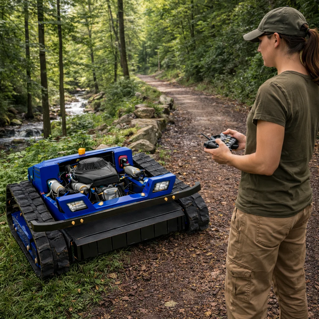 

Индивидуальная профессиональная сверхмощная газонокосилка - новая модернизированная гусеничная ширина резки 550 мм для сельскохозяйственной прополки