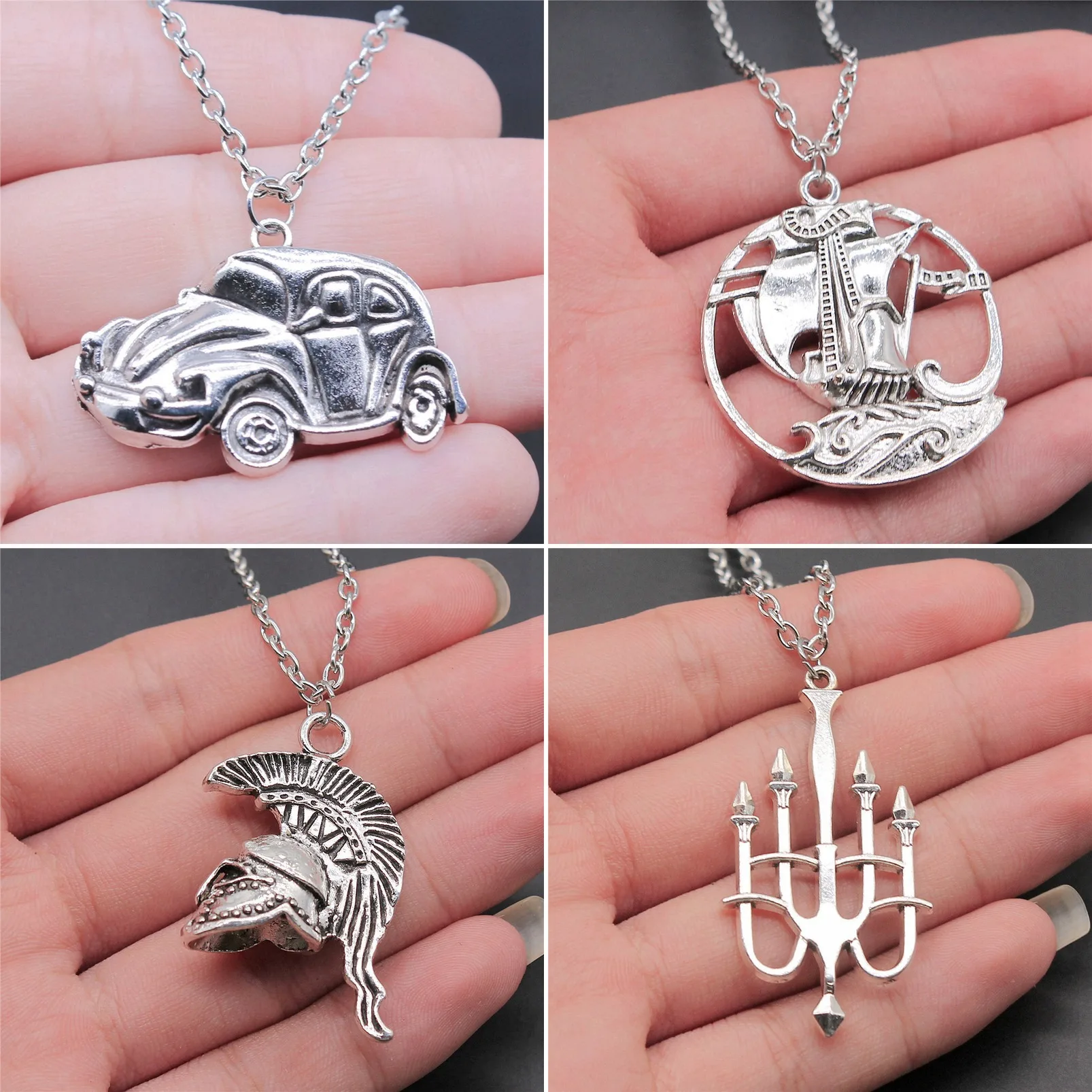 Boho Study Musical Note Student Theme Pendant Necklaces 45cm 70cm Chain Pendant Necklaces For Women Bohemian Jewelry Gift