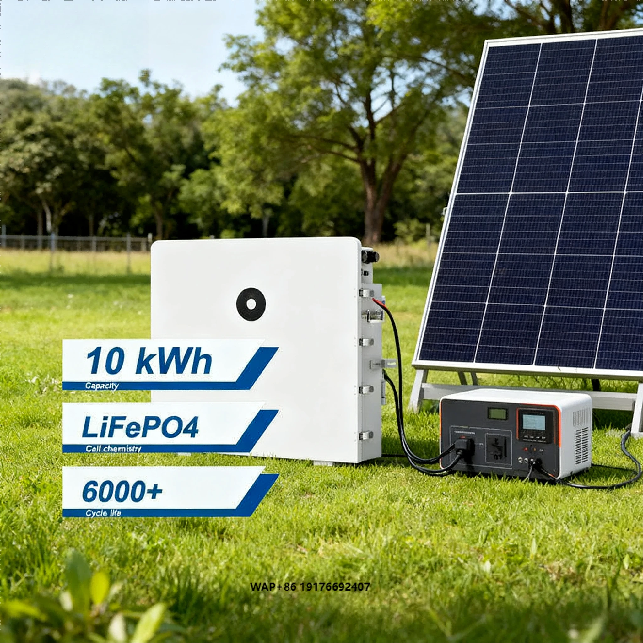Large-capacity Deye RW-L10.2 Lithium LiFePO4  Solar Cells for Residential and Commercial Energy Storage Systems