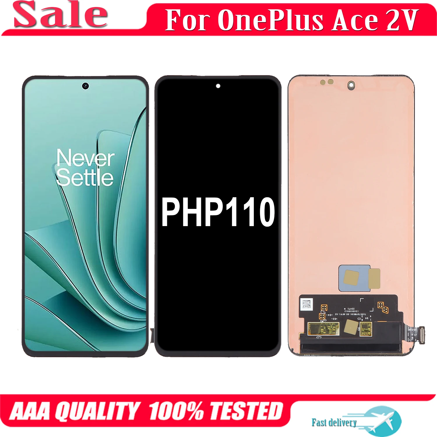 For Oneplus Ace 2V Ace2V PHP110 LCD Display Touch Screen Replacement Digitizer Assembly