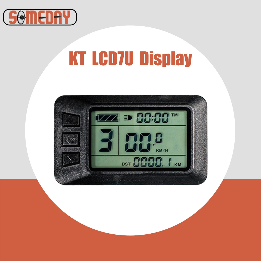 Display per bicicletta elettrica KT LCD7U Display LCD E-bike 24V 36V 48V per pannello Controller intelligente KT accessori per bici elettriche