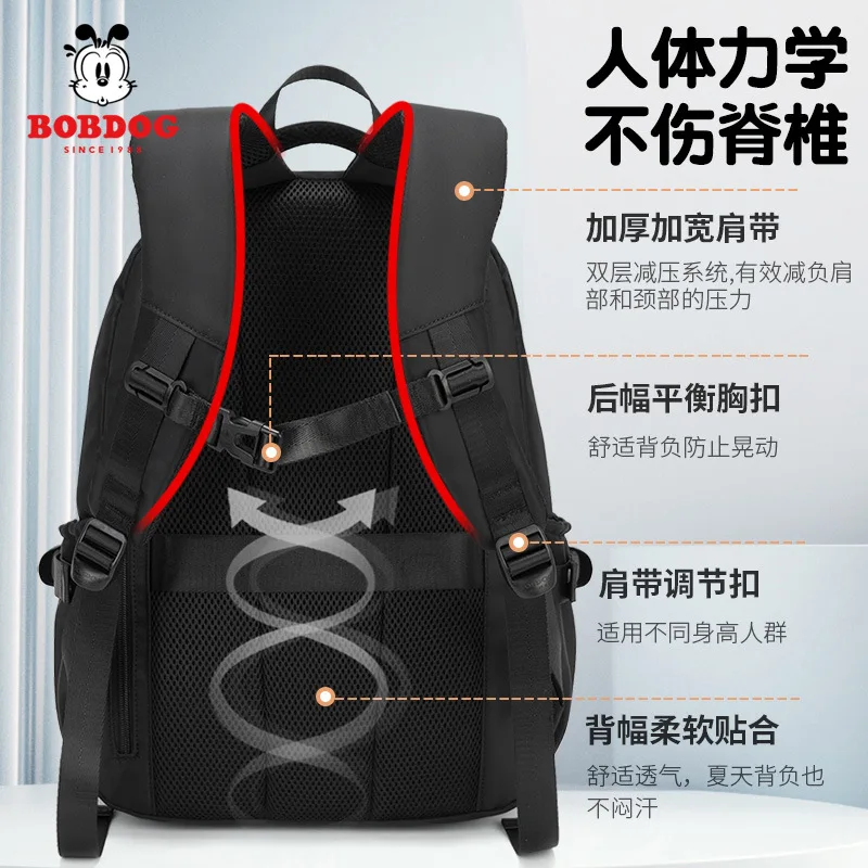 School Backpack for Elementary Grades 3-6 to Junior High High School Large Capacity Lightweight Bookbag for Boys Girls