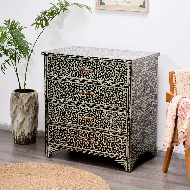 entry porch table side table household living room side bedside table drawer storage chest