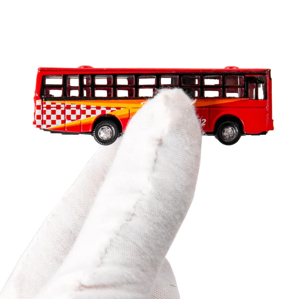 2pcs N Scale Miniature Bus 1:150 Model Car Alloy Toys Diy Model Making Collection Gift Diorama Random Colors