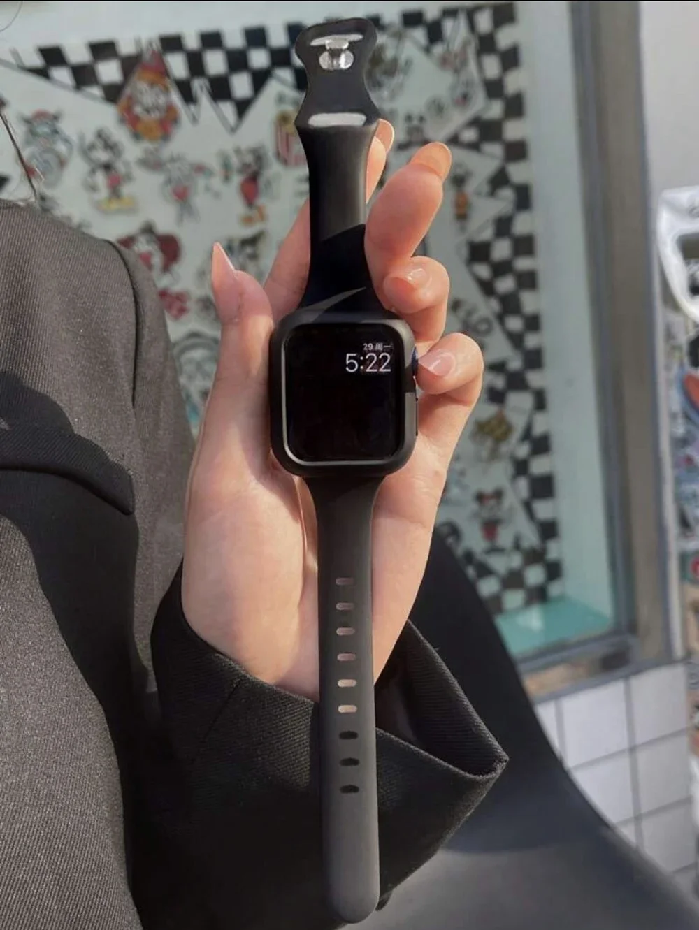 Красивый силиконовый чехол 2 в 1 для Apple Watch, ремешок серии 10/9/8/7/6/5/4/3 38 мм 40 мм 41 мм 42 мм 44 мм 45 мм 46 мм