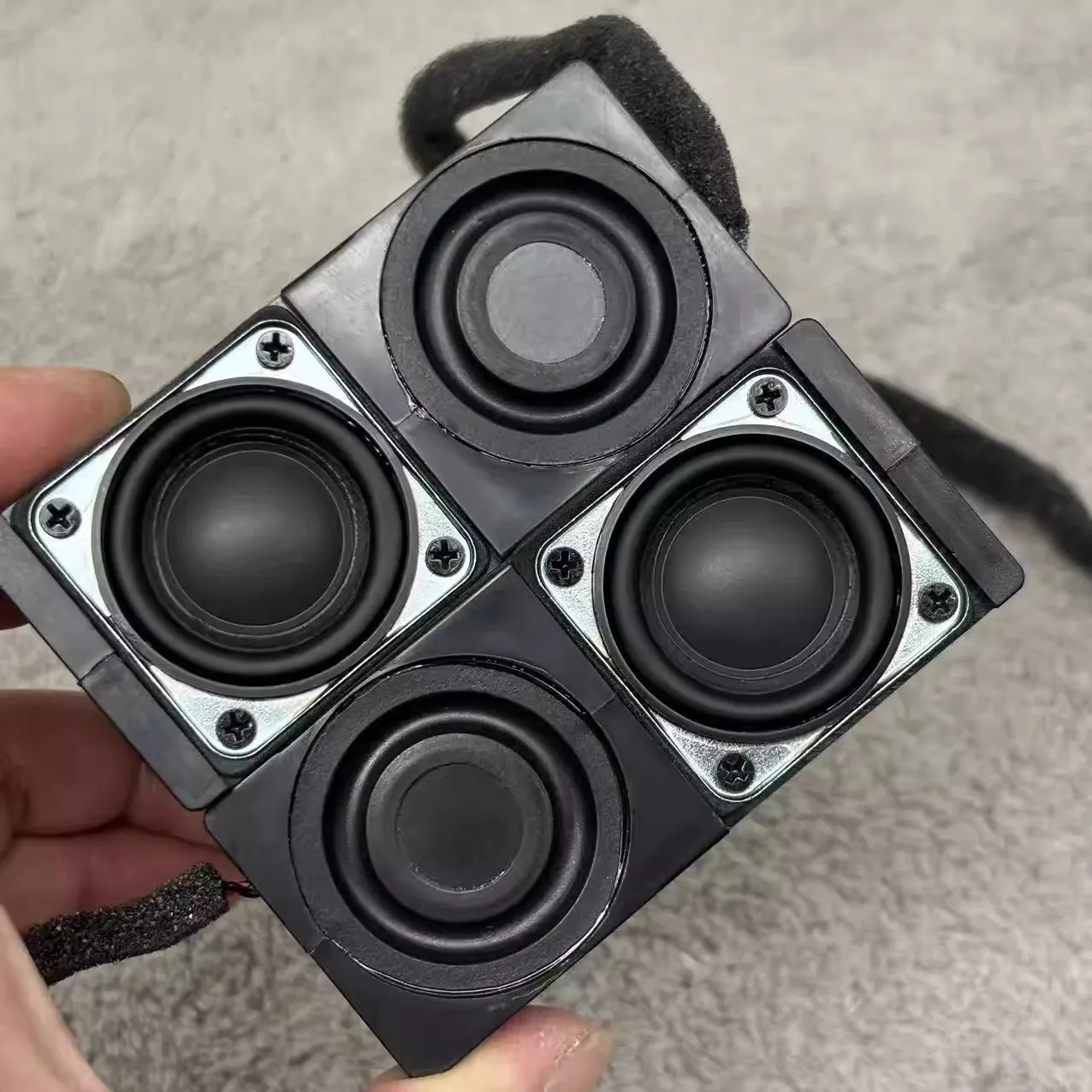 GHXAMP Compact 5W Mini haut-parleur passif pleine gamme, 8 Ohm avec diaphragme de basse 86*38mm 2 pièces