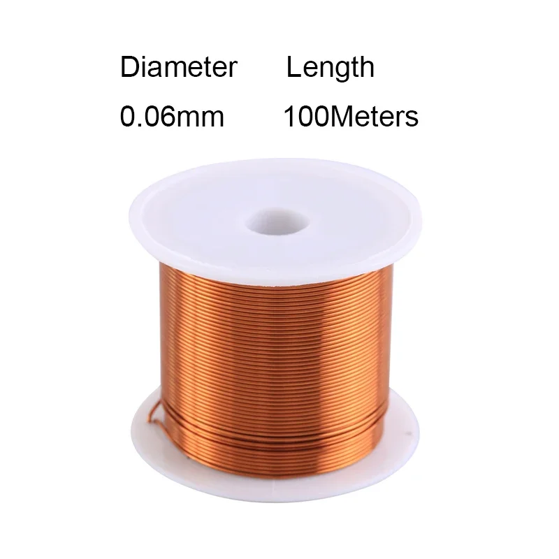 1–3 Stück 0,04 mm 0,05 mm 0,06 mm 0,07 mm 0,08 mm–1,3 mm Kabel Kupferdraht Magnetdraht emaillierter Kupferwicklungsdraht Spule Kupferdraht