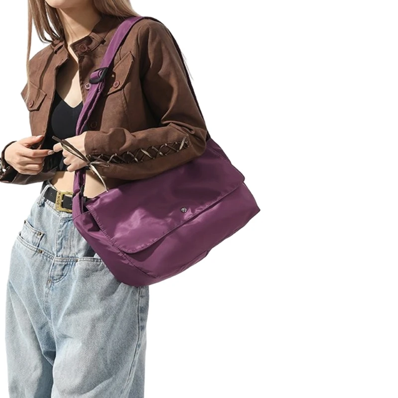 2023 New Crossbody Bag for Teen Girl Student Large Capacity Casual Bag School Book Bag Verstile Bag Nylon Shoulder Bag