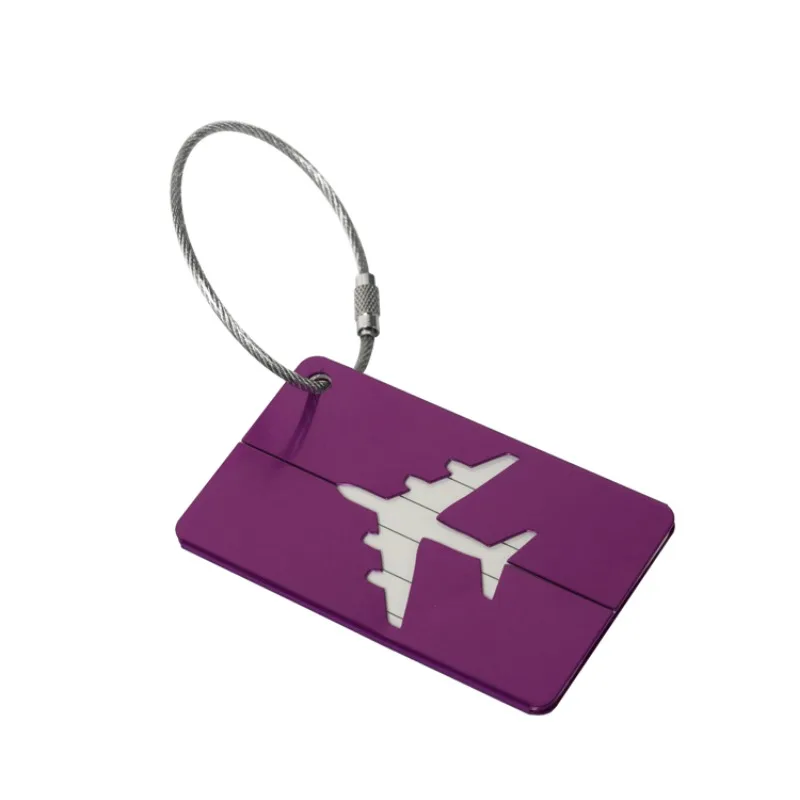 Reise Metall Gepäck anhänger Gepäck anhänger dauerhafte Gepäck identifikation mit Visitenkarte halter Mode Label Reise accessoires – Detail 19