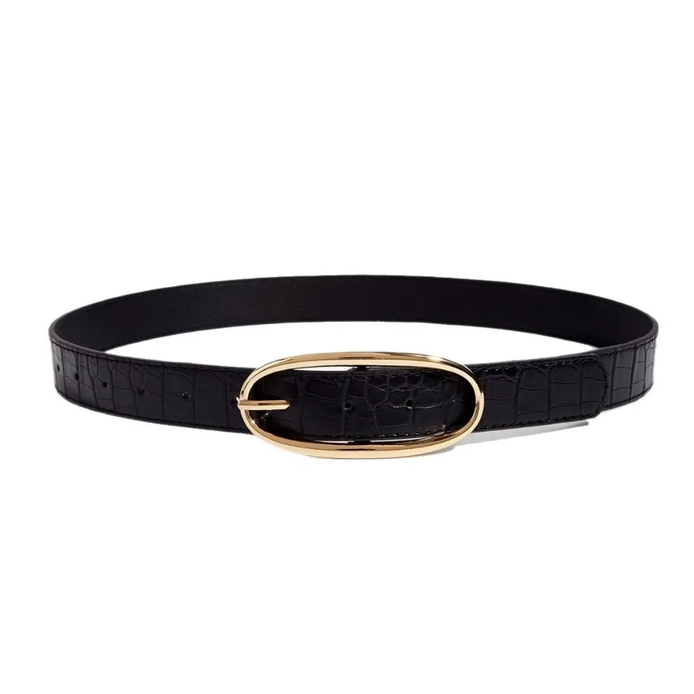 

New PU Leather Waistband Simple Casual Women's Belt Luxury Versatile Clothe Accessories Women