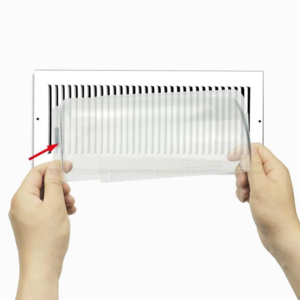 Agnetic Air Deflectors ปรับสําหรับช่องระบายอากาศชั้นผนังด้านข้าง Magnetic Vent ครอบคลุมสําหรับเพดาน AC Air Vent Deflector สําหรับ Home