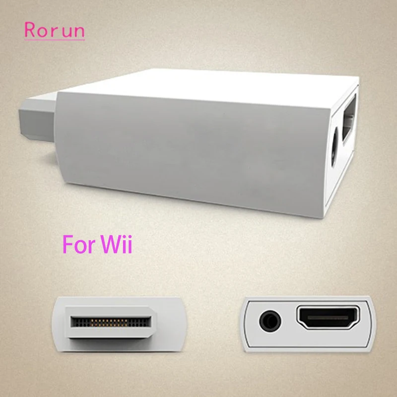 

Converter For Wii to HDMI -Compatible Adapter Converter Support 720P/1080P 3.5mm Audio For HDTV