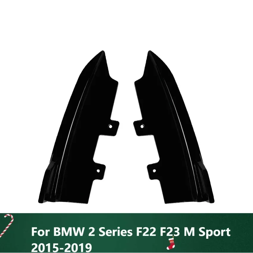 

New！ Car Rear Bumper Lip Diffuser Side Spoiler Splitter For BMW 2 Series F22 F23 M Sport 2015-2019 Body Kits Car Styling