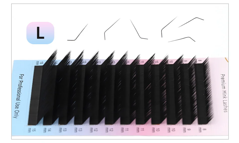 Lashrujade Mattschwarze weiche Nerz-Faux-Einzelwimpernverlängerung, russische Volumenwimpern, regelmäßige klassische Wimpernverlängerung – Detail 6