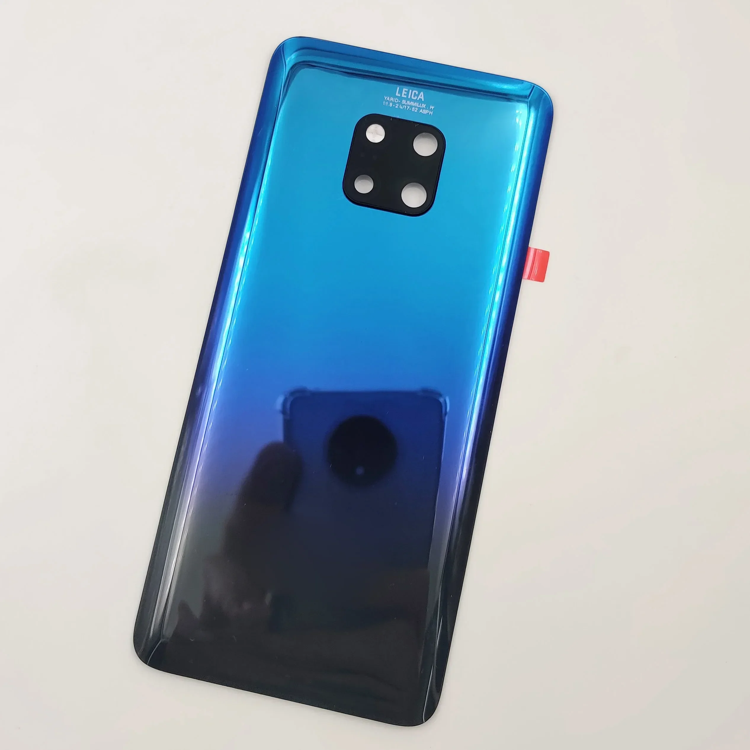 Tapa trasera A +++ para Huawei Mate 20 Pro, cubierta de batería de cristal, carcasa de puerta trasera, funda de Panel con marco de cámara, adhesivo