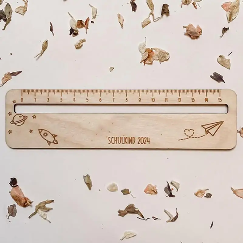 Reading Trackers For Kids Wooden Reading Tracker Measuring Ruler Text Guide For Children Students Teachers Reading Accessories