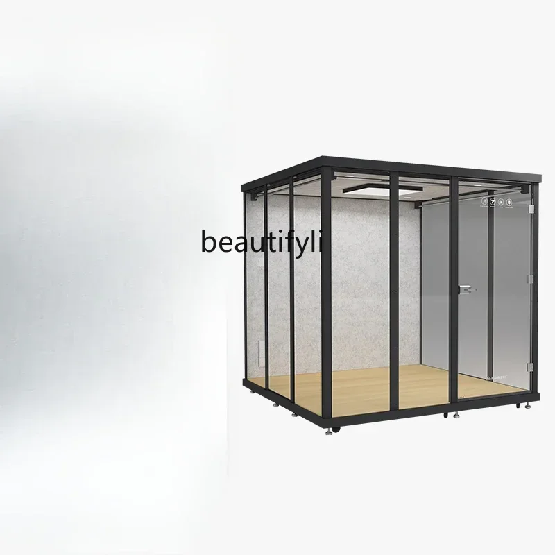 

A17Y17 A17 Soundproof Room Home Mute Cabin Indoor Compartment Mobile Home Drum Kit Piano Room Office Telephone Booth Glass Room