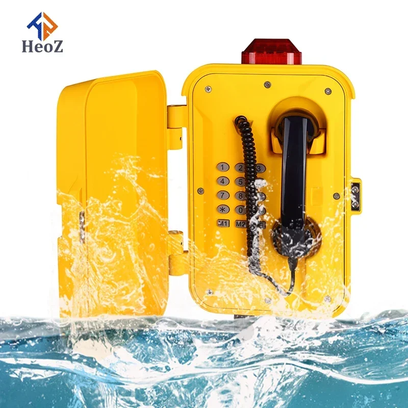 Fast Delivery Analog SOS Emergency Telephones  IP 67 Waterproof phones  Weatherproof SIP phone For Tunnel