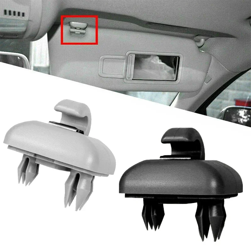 Auto Clip Holder Hook Sun Visor Clip Hook Bracket Hanger Replacement for Audi A1 A3 A4 A5 Q3 Q5 Sun Visor Car Accessories