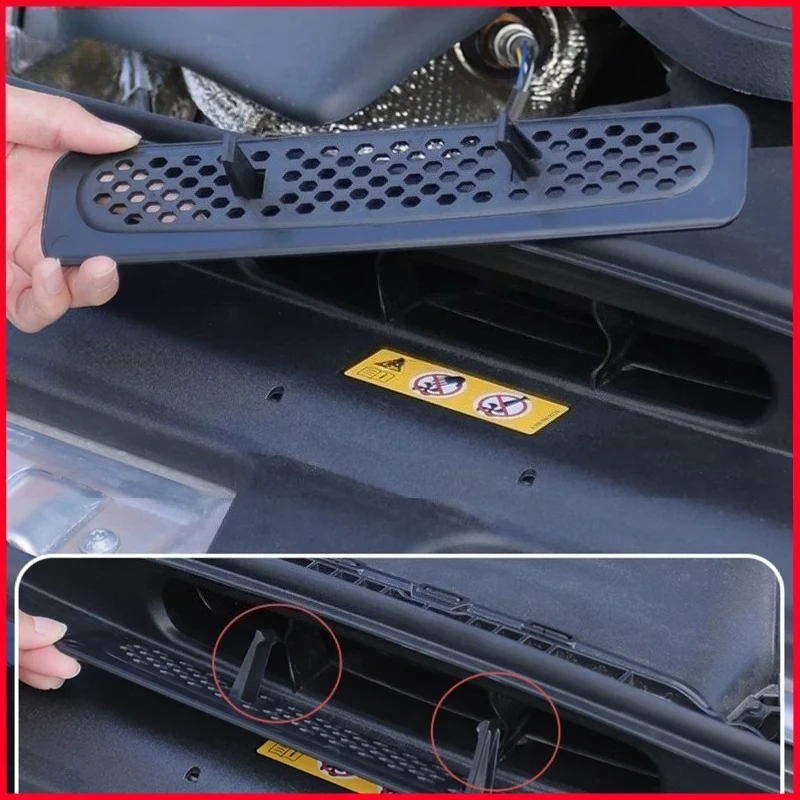 المحرك الغطاء الواقي كمية غطاء غبار العادم لمرسيدس بنز C E GLC الفئة W206 W214 X254 تعديل السيارات الملحقات
