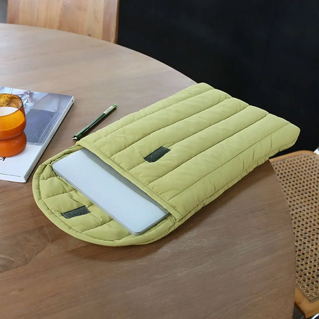 Borsa per Laptop in cotone alla moda con custodia per caricabatterie per Ipad Pro 11 Air 4 5 custodia per Macbook 13.3 custodia per Computer portatile da 15.6 pollici