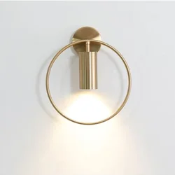 Modern Led Wall Lamp Bedroom Lights Decoration Bedside Reading Lighting Staircases Hallways Nordic Interior Sconce