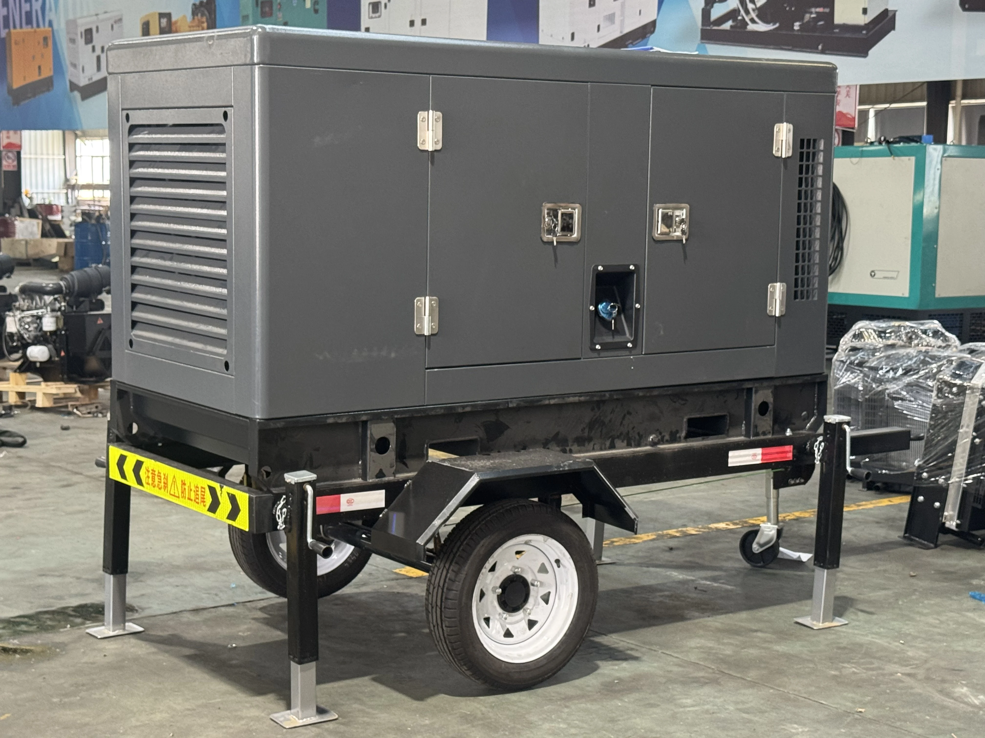 LINGGE 26KVA 25KW Weichai Engine Open Silent Diesel Generator Industrial Farm Hotel 3 Phase ATS Factory Direct