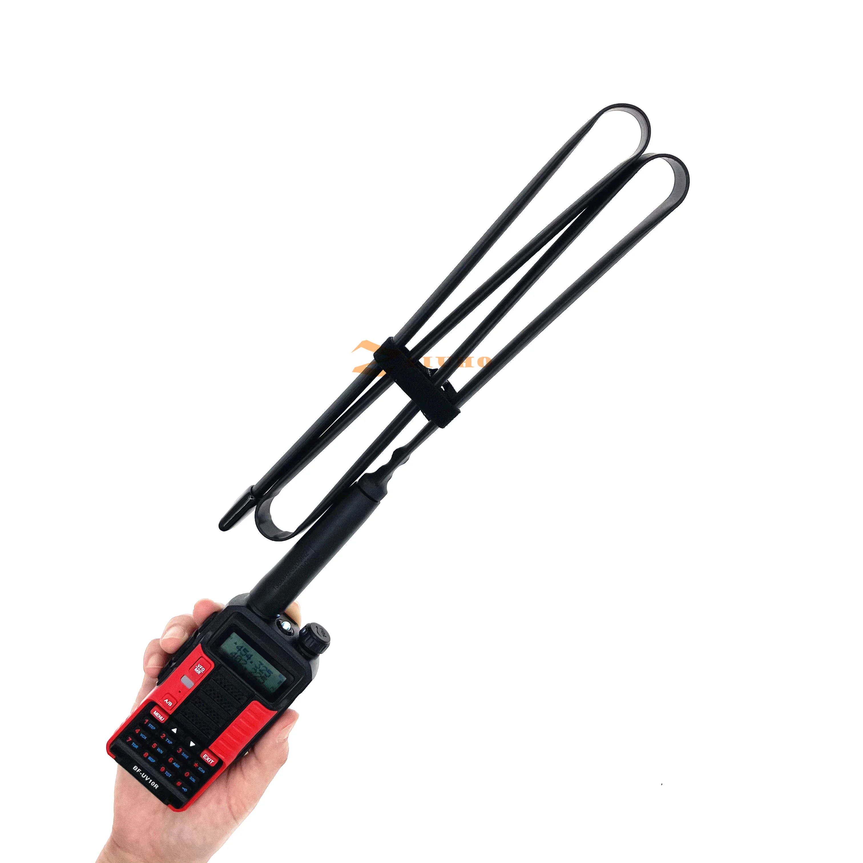 New Tactical SMA-F Foldable Antenna VHF UHF Walkie Talkie Baofeng UV-5R 82 9R Plus antenna BF-888S For CS Hunting Fighting