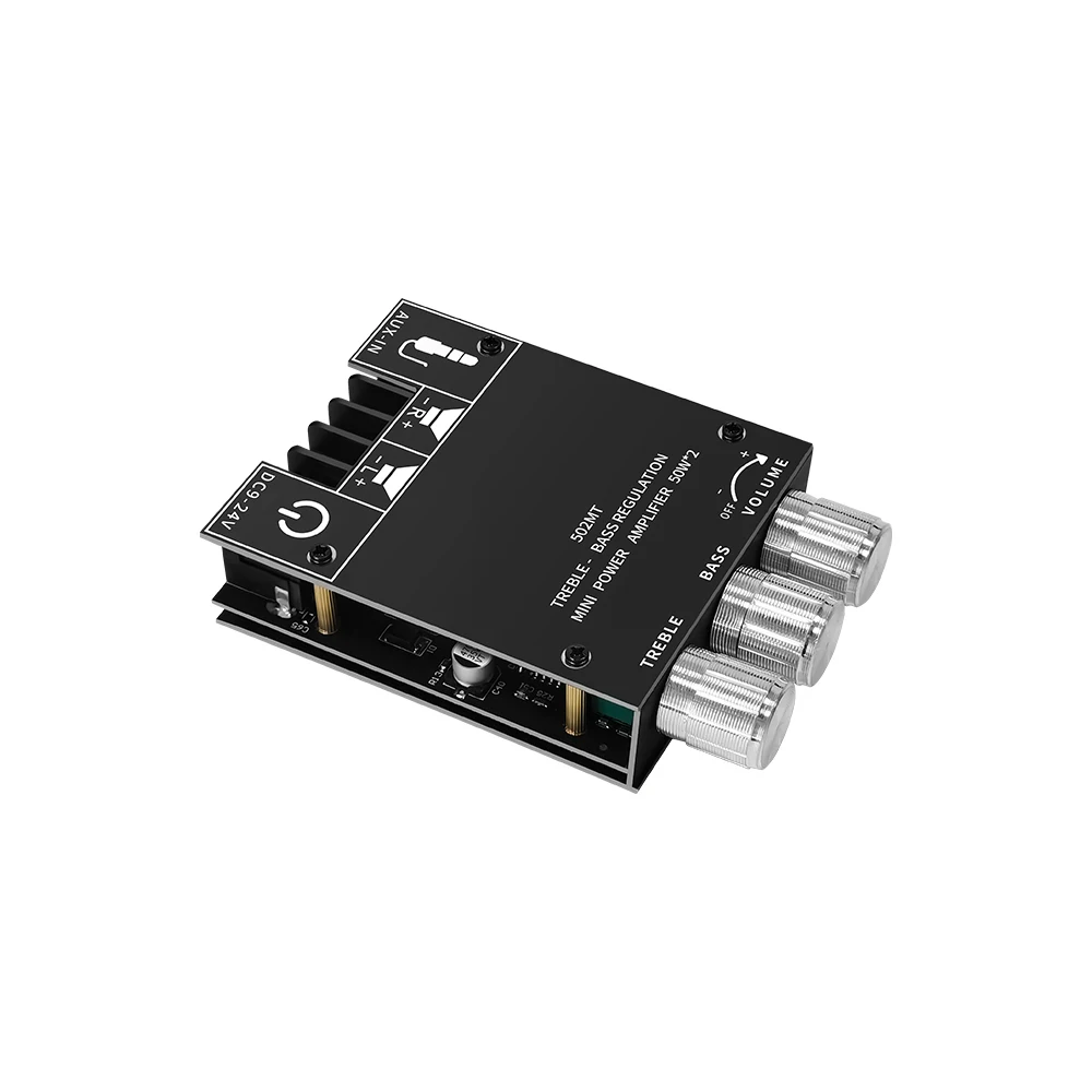 

ZK-502MT 2,0 стерео Bluetooth аудио цифровой HIFI модуль платы усилителя PCBA печатная плата материнская плата AUX