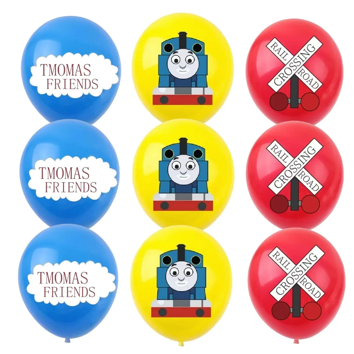 Thomas&Friends Train Theme Birthday Party Balloon Disposable Tableware Train Baby Shower Kids Birthday Party Supplies