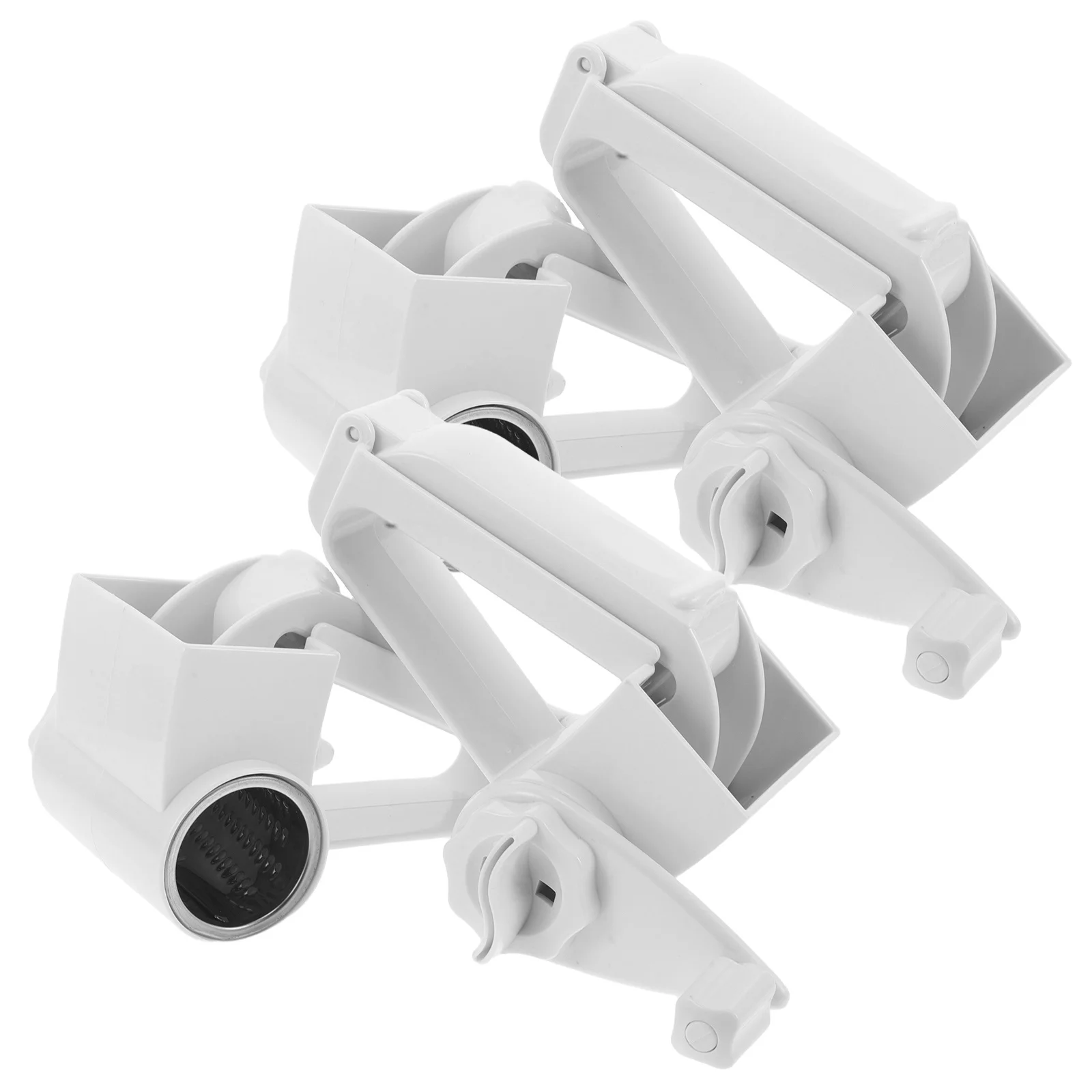 

2pcs Cheese Graters For Kitchen Stainless Steel Handheld Lemon Zester Rotary Shredder Vegetable Chopper Portable Manual Grater