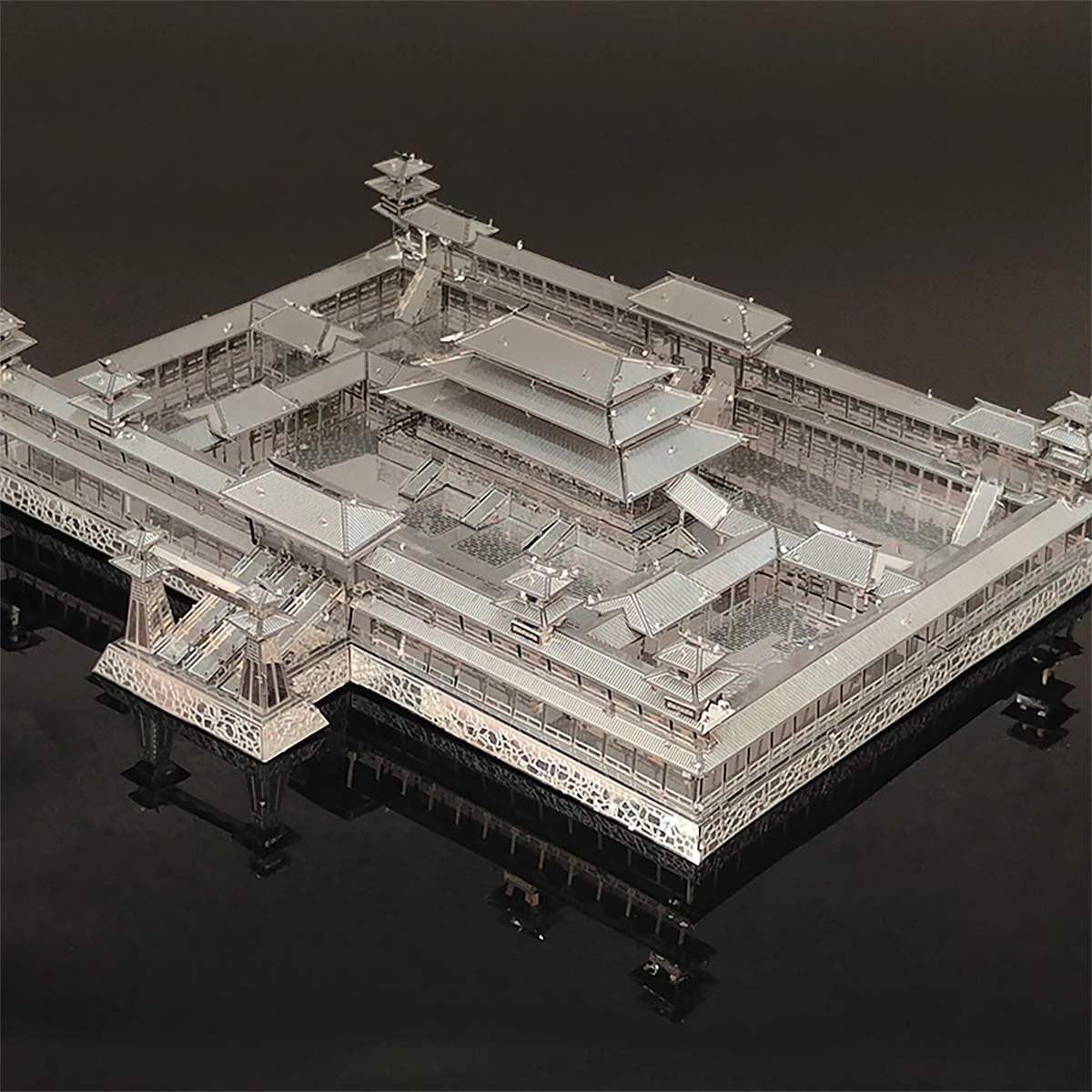 Weiyang-Chinese Western Han Palace, Ancient Architecture, 3D Metal Puzzle DIY, Hand-assembled Model, High Challenge