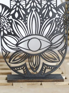 Dekorasi Meja Kayu Hitam Hamsa Tangan Mata Jahat Dekorasi Rumah Dekorasi Meja Aksesori Meja Berongga Dekorasi Kamar Estetika 8 dekorasi hamsa penjualan terbaik - №