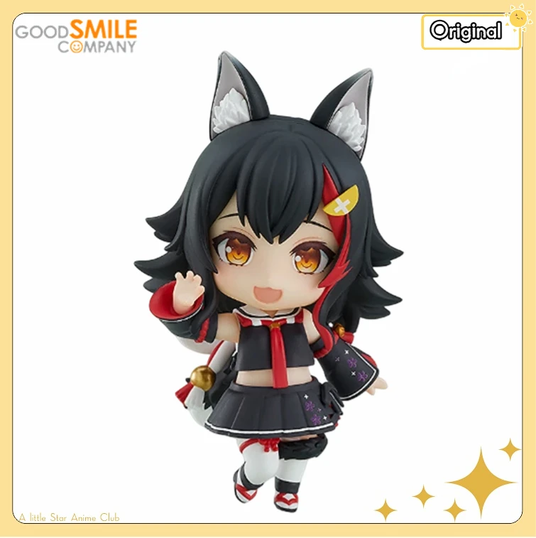 

GSC Nendoron 1856 Hololive Ookami Mio Q Version Human Figure Anime Figure Toy