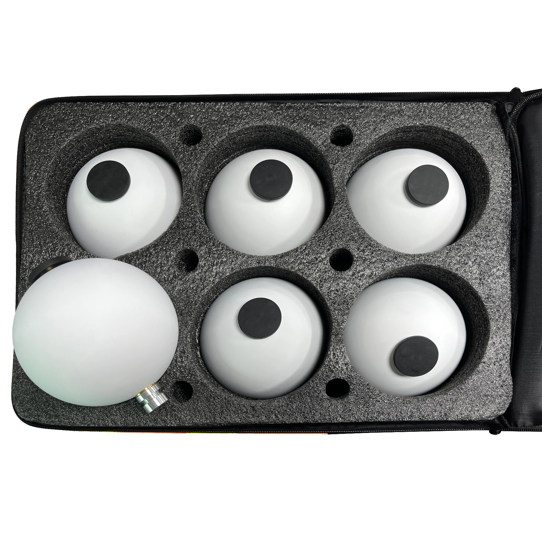 N66202 6pcs 3D Scanner Target Spheres with M10 Magnetic Base 5/8 Thread Adapter for Faro 3D Laser Scanning Surveying Tools Parts