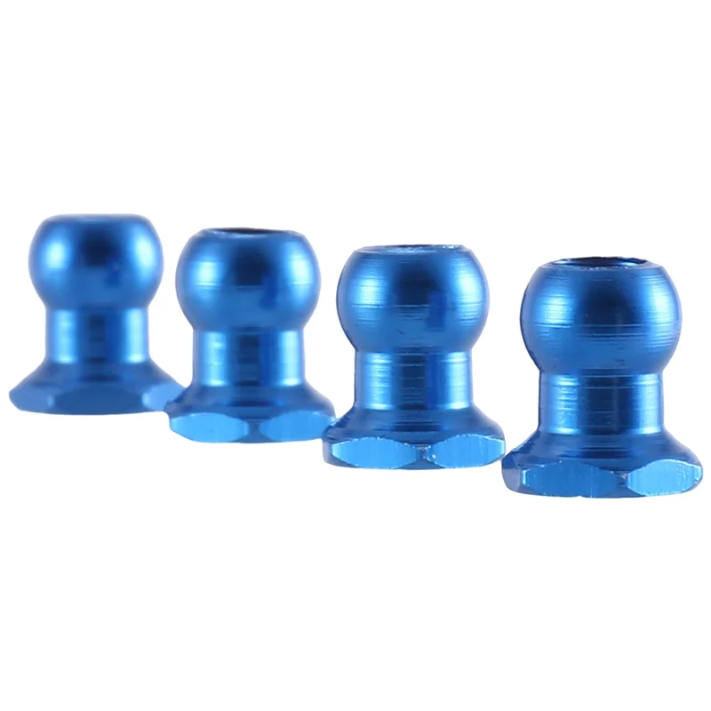 Tamiya RC 자동차 업그레이드 부품 액세서리 용 2X 53640 5Mm 알루미늄 합금 볼 헤드 너트